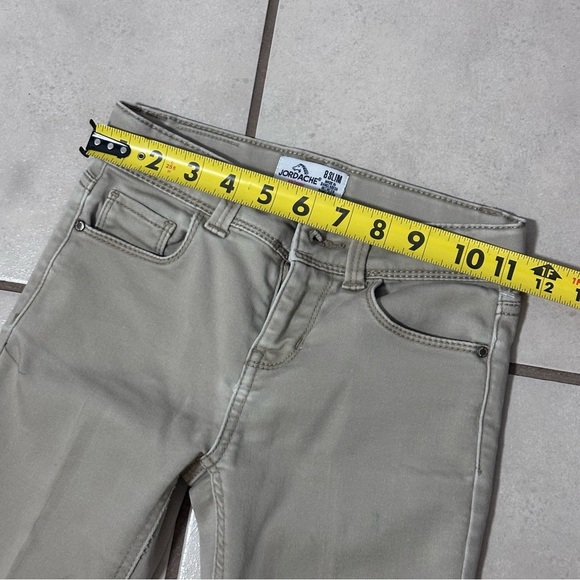 Jordache Kids Girls Khaki Tan Skinny Jeans Uniform Pants Size 8 Slim. - Picture 7 of 10